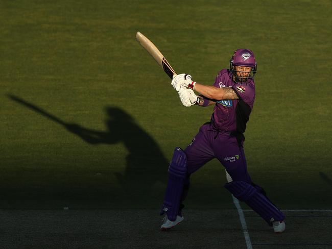 Hurricane Matthew Wade recorded his highest Big Bash score, but it wasn’t enough. Picture: Getty Images