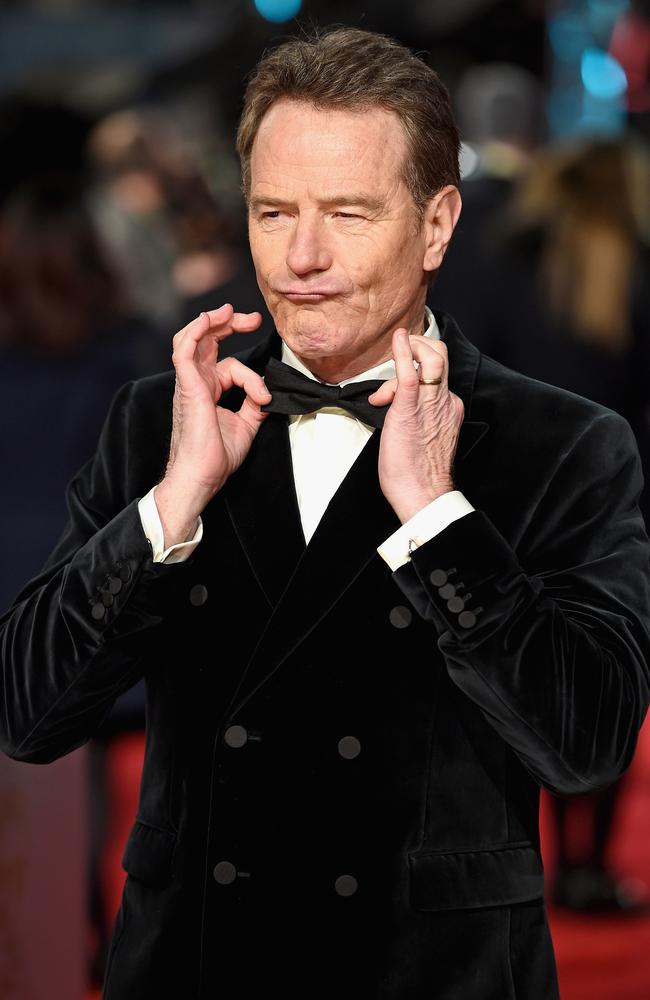 Bryan Cranston attends the British Academy Film Awards at the Royal Opera House on February 14, 2016 in London. Picture: Getty