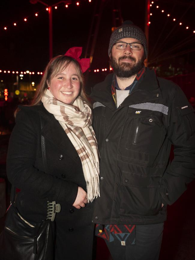 Dark Mofo 2023. Winter Feast. Mel Eblen and Lachie McCrae. Picture: Caroline Tan