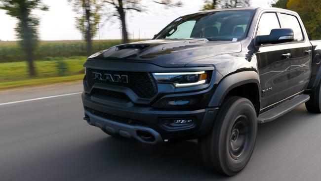 A Dodge Ram speeds down the highway. Picture: y_carfan