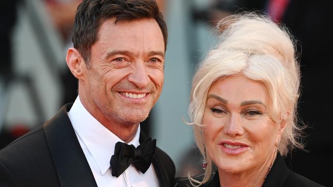 MAIN PIC: VENICE, ITALY - SEPTEMBER 07: Hugh Jackman and Deborra-Lee Furness attend 