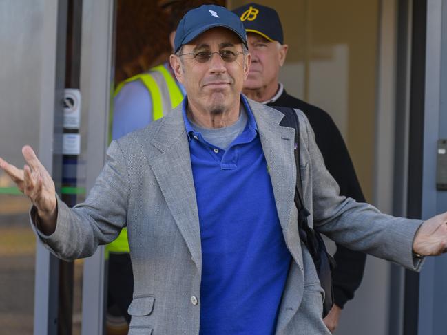 ADELAIDE, AUSTRALIA - NewsWire Photos - JUNE 20, 2024: US comedian Jerry Seinfeld has arrived in Adelaide.Picture: NewsWire / Roy VanDerVegt