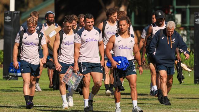 The Wallabies fly out for the World Cup on Thursday. (Photo by Mark Evans/Getty Images)