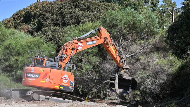 The third excavation attempt will go deeper and include one untouched area. Picture: NewsWire / Brenton Edwards