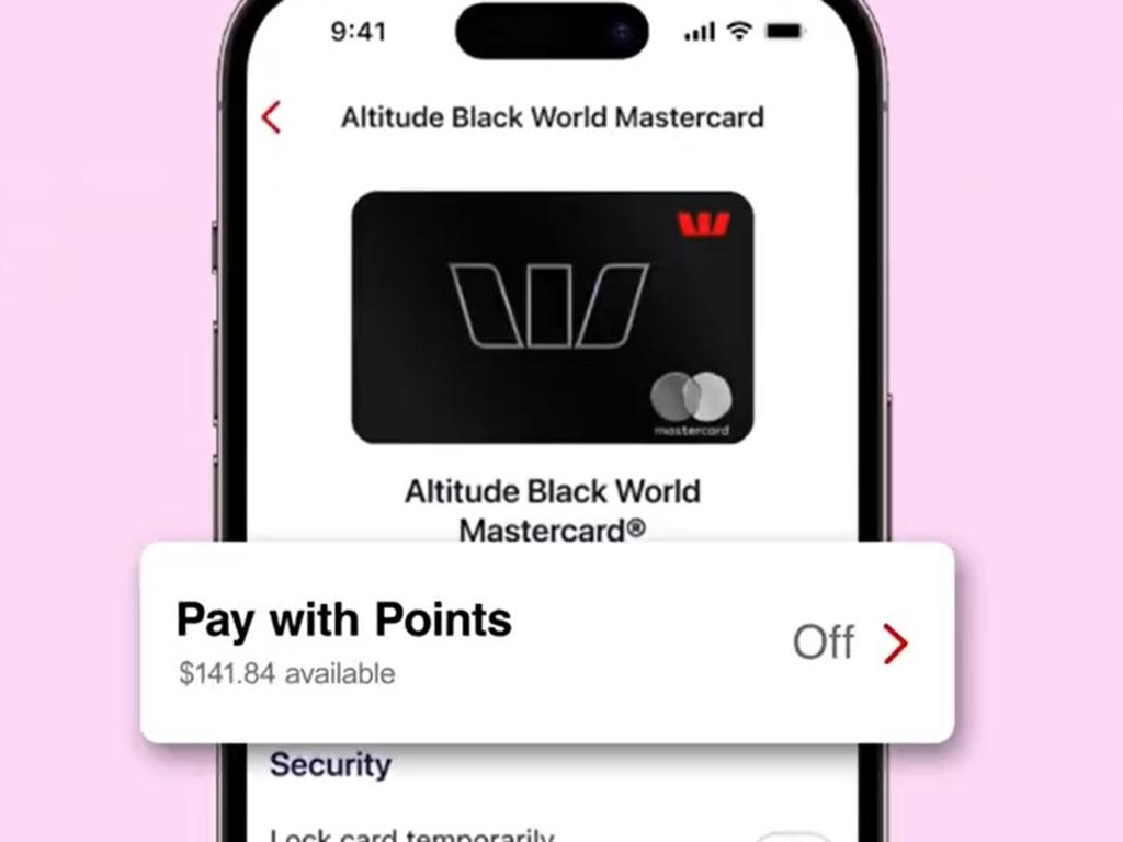 Westpac customers can now use their points to make everyday purchases. Picture: Supplied