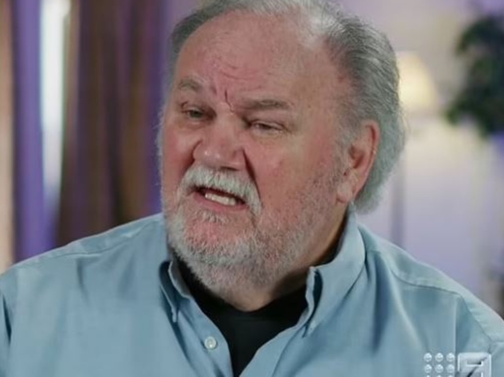 Thomas Markle has suffered a stroke. Picture: Nine Network