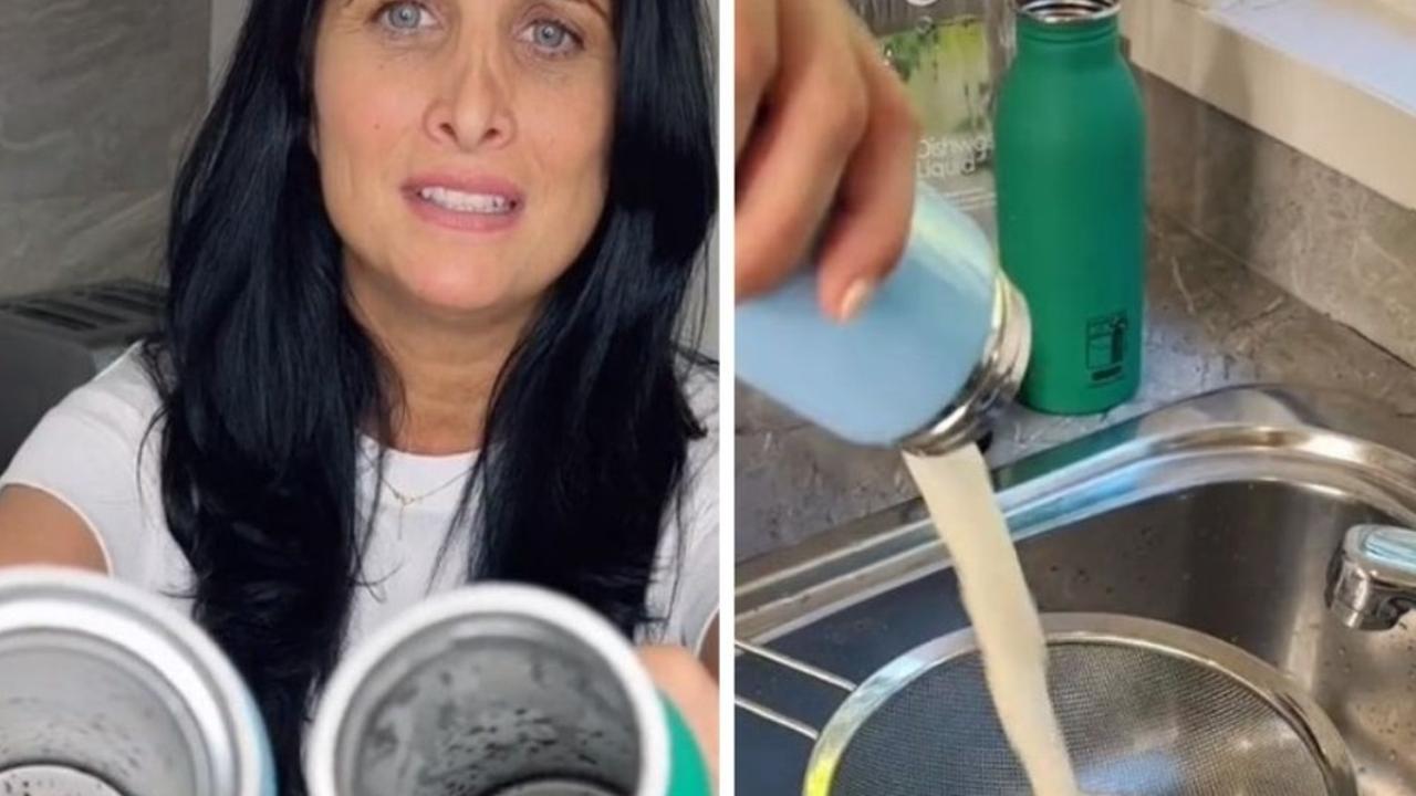 How to remove mould from inside water bottles with rice | Video