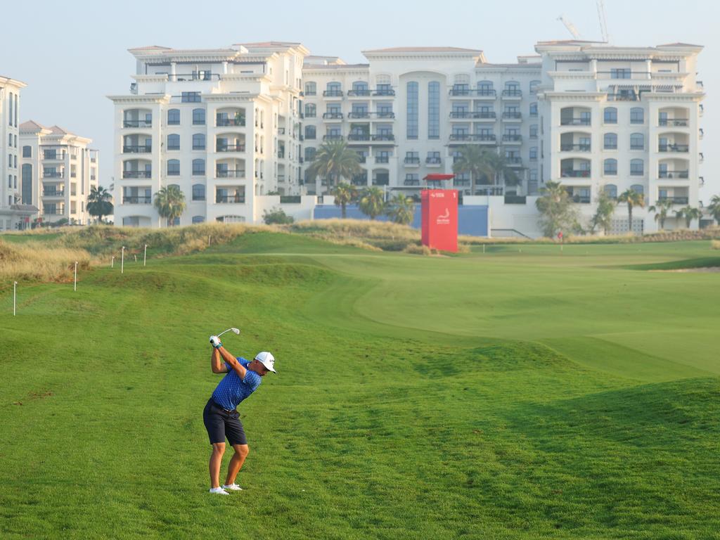 David Micheluzzi plays a shot at the recent Abu Dhabi HSBC Championship. Picture: Andrew Redington/Getty Images