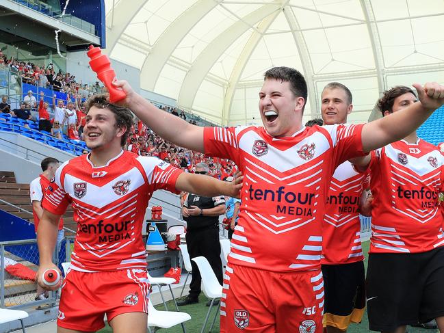 Action during the Gold Coast Rugby League Under-18s Grand Final against the Burleigh Bears played at CBus Stadium Photo: Scott Powick Newscorp