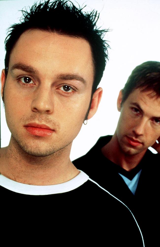 Had the world in the palms of their hands ... Savage Garden were (from left) Darren Hayes and Daniel Jones. Picture: Supplied