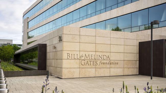 The exterior of the Bill and Melinda Gates Foundation in Seattle, Washington. Picture: David Ryder/Getty Images/AFP