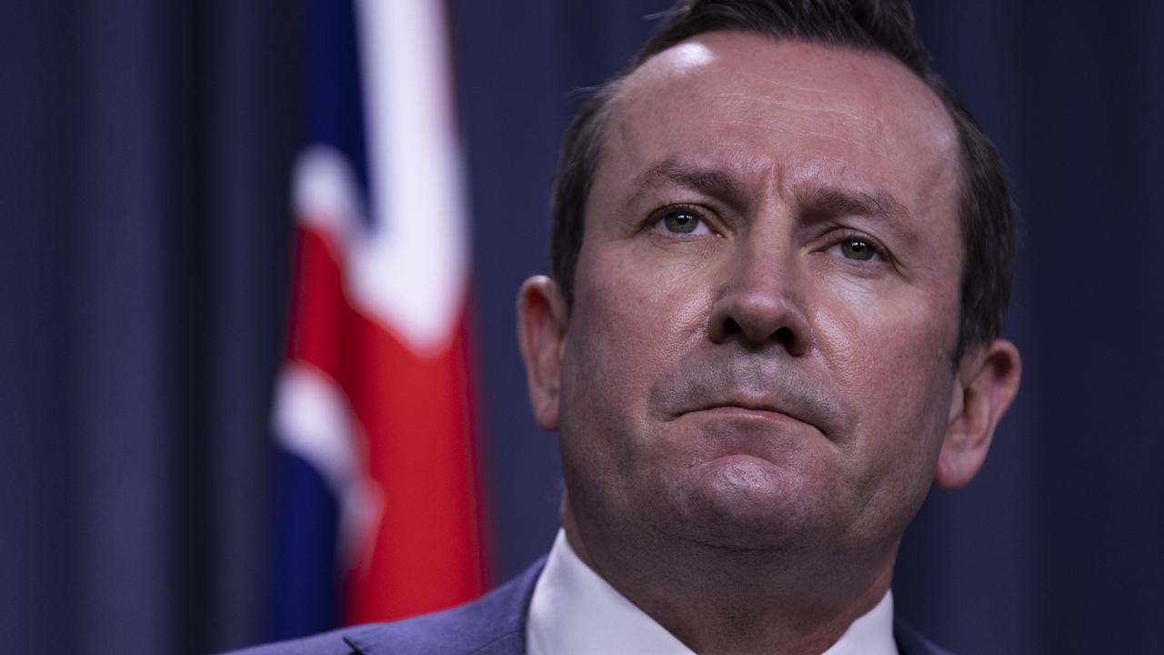 WA Premier Mark McGowan is standing firm on his tough border stance. Picture: Matt Jelonek/Getty Images