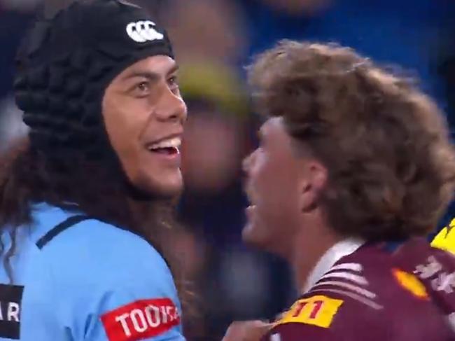 Luai loves being in the thick of it. Photo: Channel 9