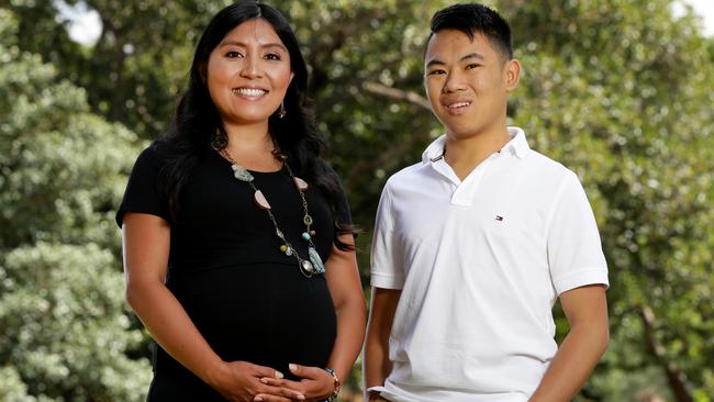 Penrith mum Ivy Torres Wong, 31, and Andrew Cham, 20, have been chosen to be part of the forum. Both are excited to meet and speak with the leaders. Picture: Jonathan Ng