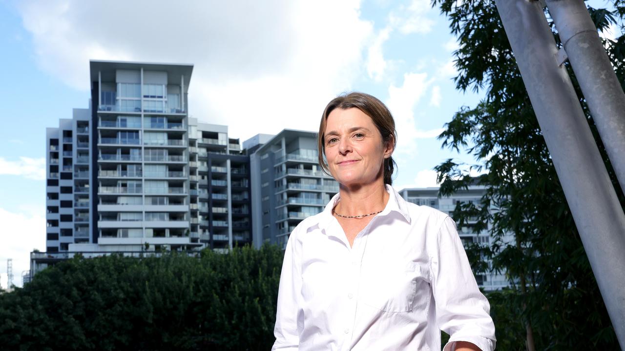 Jane Skipper, is selling her apartment, on Parkland Blvd, as Units Out Pacing Houses, Brisbane City, Tuesday 19th March 2024- Photo Steve Pohlner