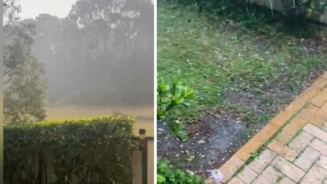 Hailstorm smashes the Hunter