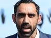 Australian of the Year Adam Goodes at Randwick City Council's Sea of Hands exhibit launch to mark the start of National Reconciliation Week on Bare Island at La Perouse. 12,000 hands will cover Bare Island for a week.