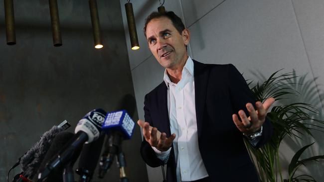 Australia men’s coach Justin Langer: ‘We’ve got to make sacrifices to make sure people get to see the Australian cricket team play again.’ Picture: Getty Images