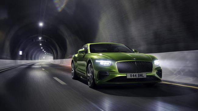 The GT Speed shifts its 2.5 tonnes of luxury bits to 100km/h in 3.2 seconds, on the way to a top speed of 335km/h.