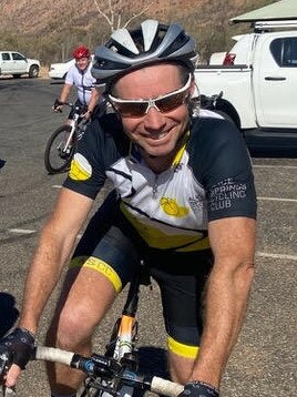 Steve Yates tragically died in a cycling accident in Alice Springs. Picture: Supplied