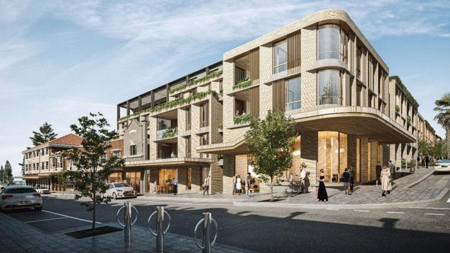 Concept art of the proposed development of the Coogee Bay Hotel. Picture: Fender Katsalidis