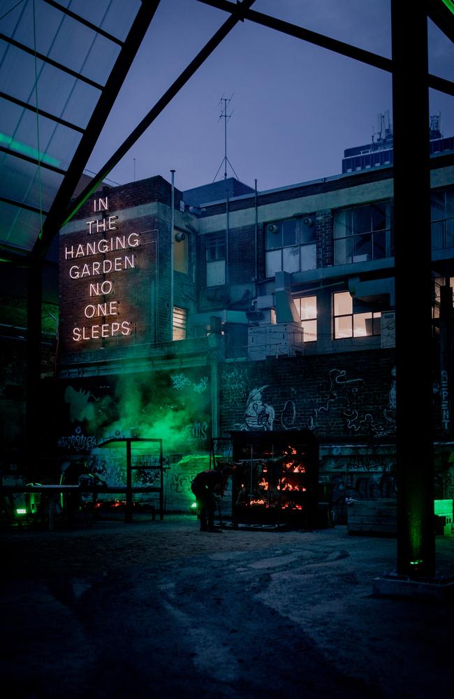 In the Hanging Garden. Picture: Rosie Hastie/DARKLAB MEDIA