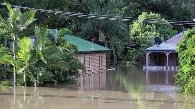 Wait until the brown water recedes before attempting to clean the pool.