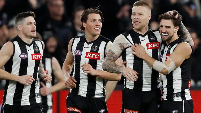 Jordan De Goey signed with Collingwood on the eve of free agency. Picture: Getty Images