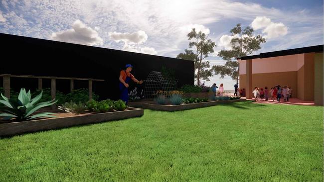An artist's impression of the proposed upgrades to Elizabeth Park Primary School. Picture: Supplied