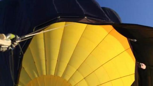 Hot air ballooning over Ipswich