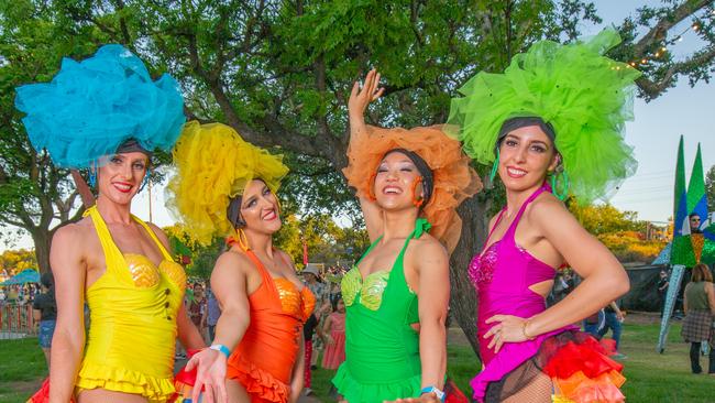 New Years Eve Adelaide . Entertainers at Rymill Park . Picture: Ben Clark