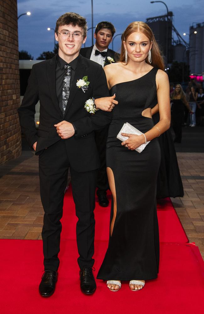 Gabriel Schubert and Anika Geldard at Toowoomba Grammar School formal at Rumours International, Wednesday, November 15, 2023. Picture: Kevin Farmer