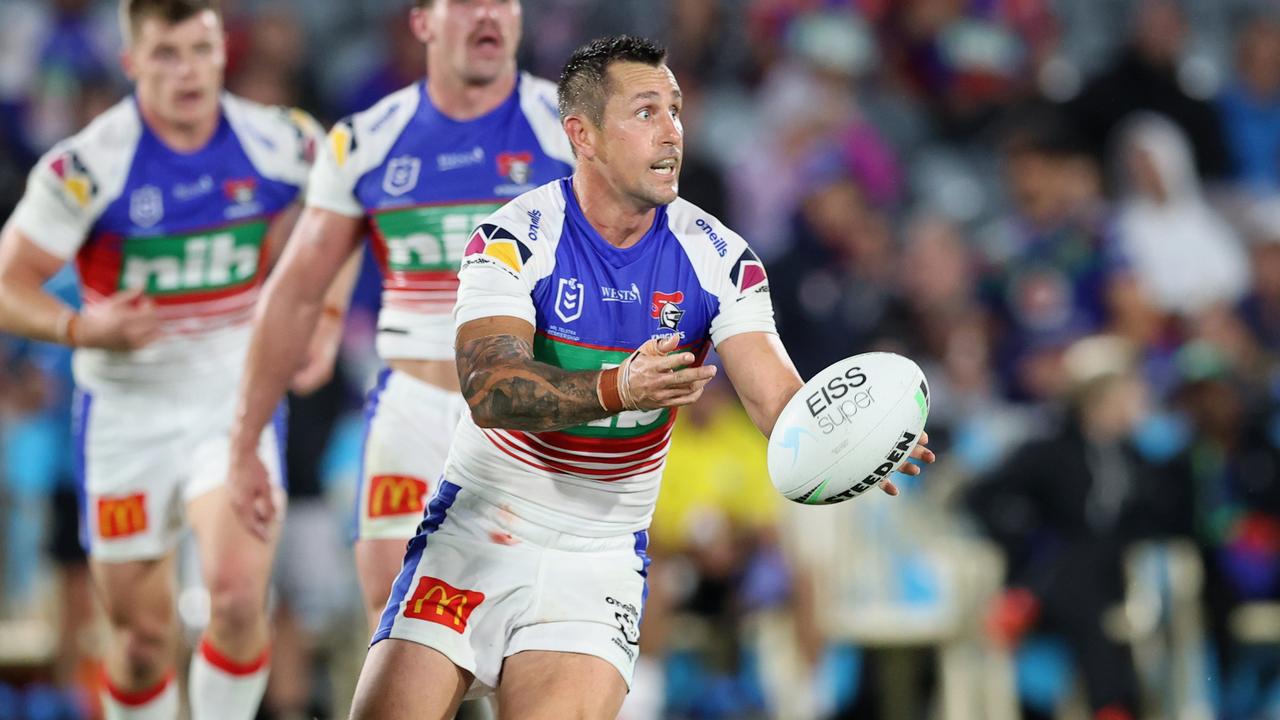 Mitchell Pearce returns for the Knights. Picture: Ashley Feder/Getty Images