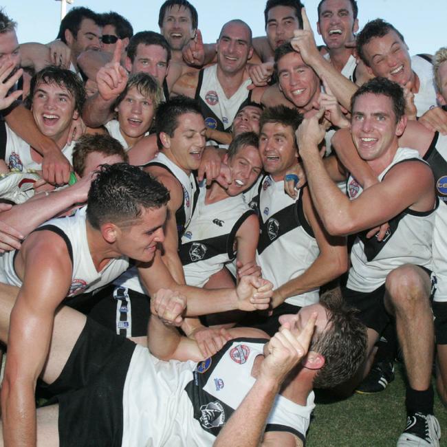 SEPTEMBER 18, 2005: AFL Queenland Grand Final - The Gabba, Southport Sharks vs Morningside Panthers PicSarah/Marshall sport aust rules