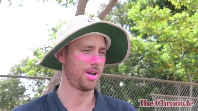 TGS cricket team pink day