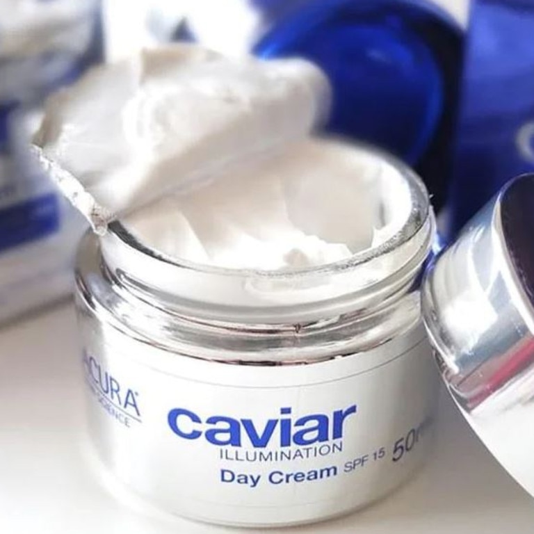 The German supermarket's most popular skincare ‘dupe’ is the Lacura Caviar creams. Picture: Supplied