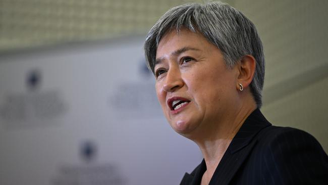 Foreign Minister Penny Wong will recognise Palestine any day now, Des Houghton says. Picture: Dan Peled / NewsWire