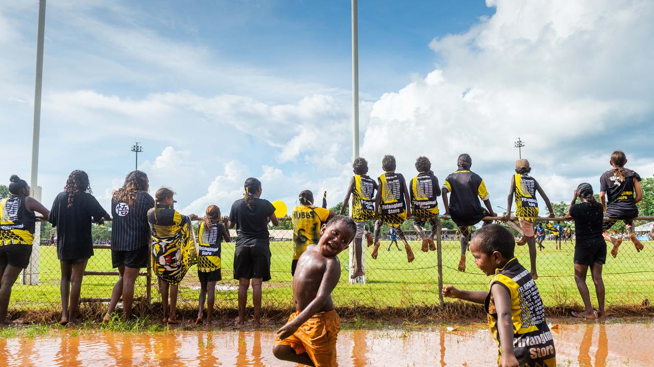 The Tiwi Islands 2020-2021 Grand Final. The Imalu Tigers take on the Walama Bulldogs on Bathurst Island. Photograph: Che Chorley