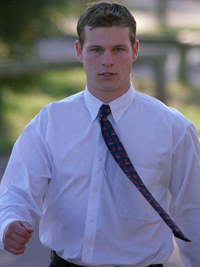 Mathew Vidic attends a tribunal hearing in September 2001.