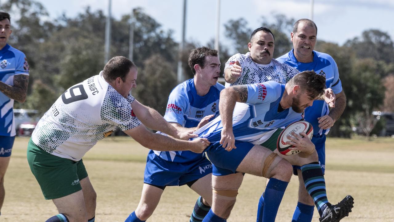 Brett Forte Super 10s Memorial Rugby Challenge. QPS vs The Army. Saturday, August 14, 2021. Picture: Nev Madsen.