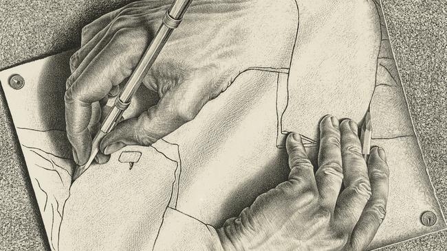 Drawing hands (January 1948) is nendo founder Oki Sato’s favourite Escher artwork. Artwork courtesy Escher Collection, Gemeentemuseum Den Haag, The Hague, the Netherlands.