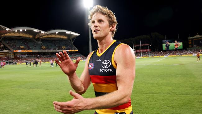 The Crows could have their captain back for next week’s grudge match. (Photo by James Elsby/AFL Photos via Getty Images)