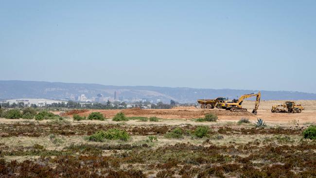 Land at the Gillman site, as seen from the Grand Trunkway.