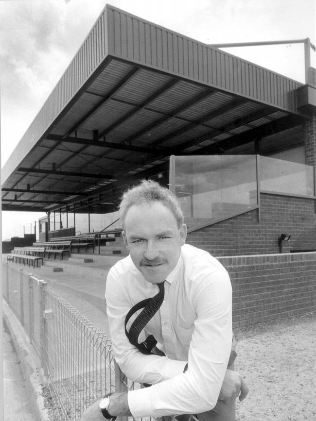 Jim Buckley soon after his appointment of North Ballarat coach in 1990.