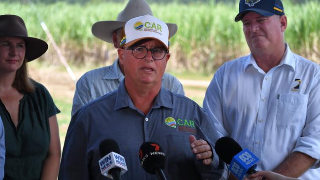 Hinchinbrook-based sugar-cane farmer and industry expert Lawrence Di Bella estimates crop losses totalling $25m to $50m and possibly as high as $60m following the Hinchinbrook floods. The figure does not include financial losses to the sugar millers and broader North Queensland community. Picture: Cameron Bates