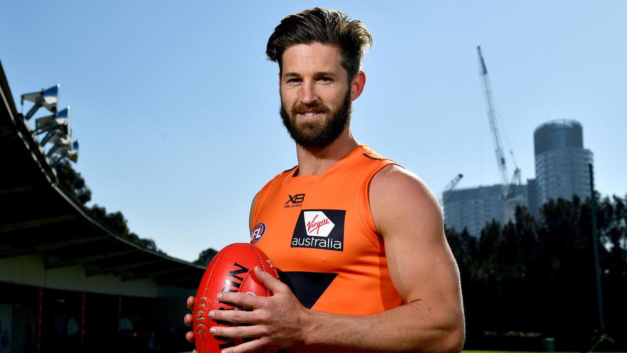 Greater Western Sydney Giants player Callan Ward ahead of his 150th club game.