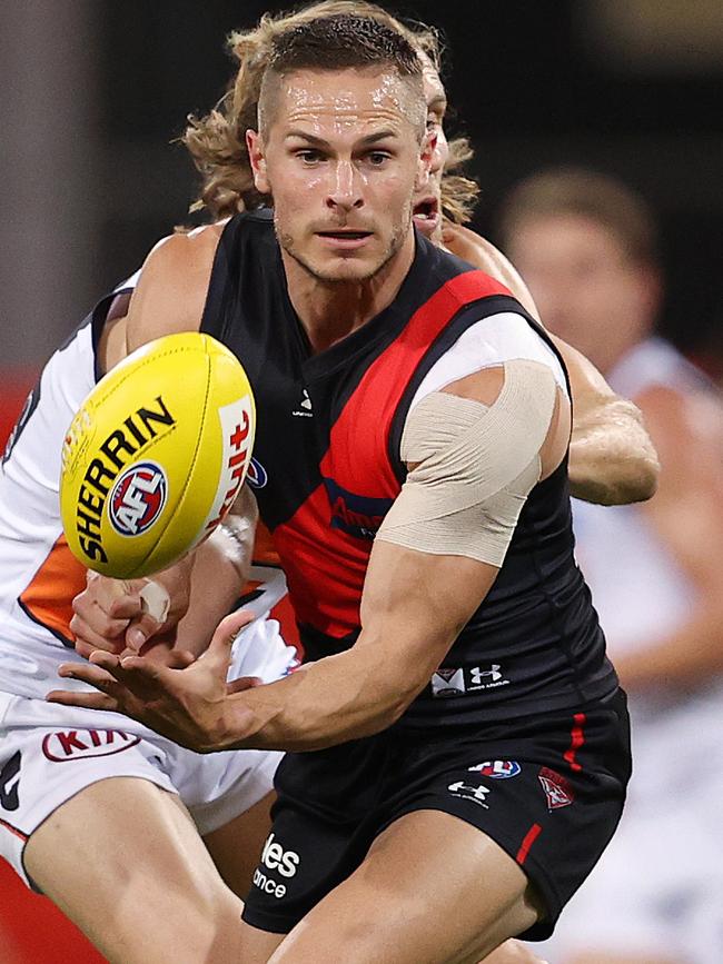 David Zaharakis in action for Essendon. Picture: Michael Klein