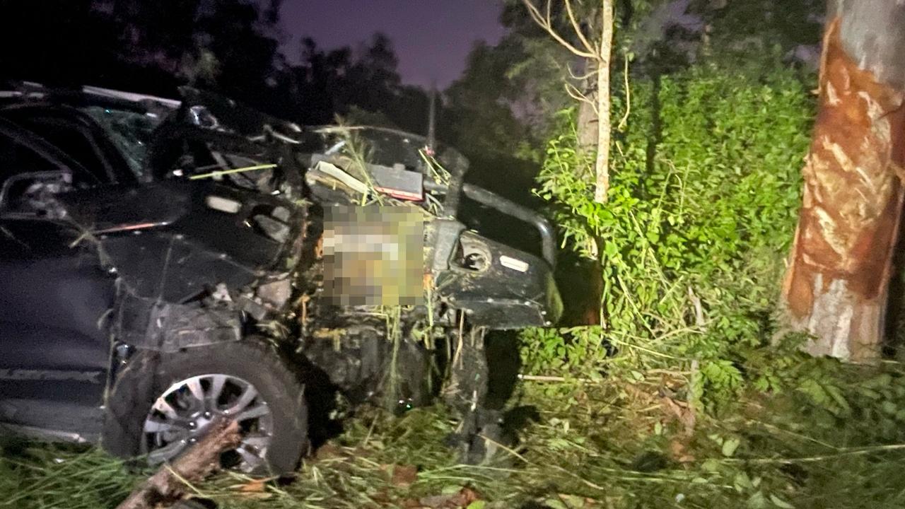 Mackay emergency crews were called to a serious crash on the Peak Downs Highway near Epsom on April 7, 2024. Picture: Estelle Sanchez