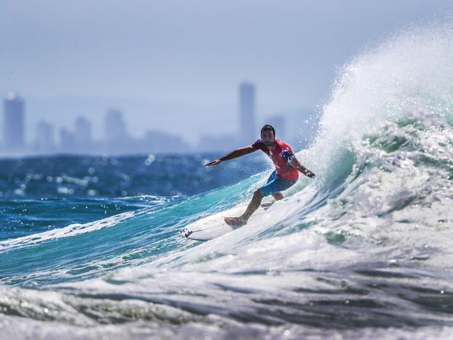 Quiksilver Pro 2018.Day 4 Surfing at Snapper Rocks.Joel Parkinson during round 3. Picture: NIGEL HALLETT