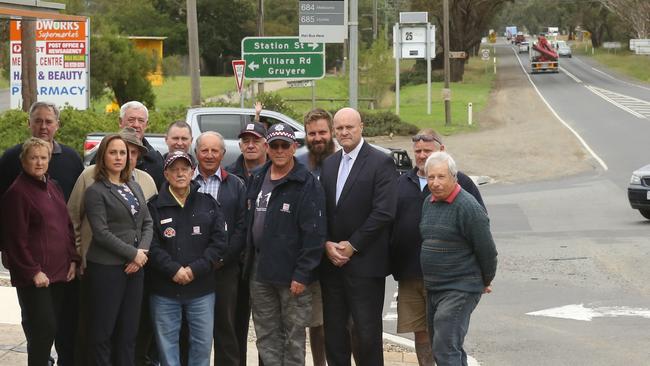 Traffic lights will finally be installed at the Killara Rd and Maroondah Highway intersection in Coldstream. Picture: Stuart Milligan